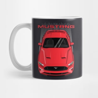 Mustang GT 2018 to 2019 - Red Mug